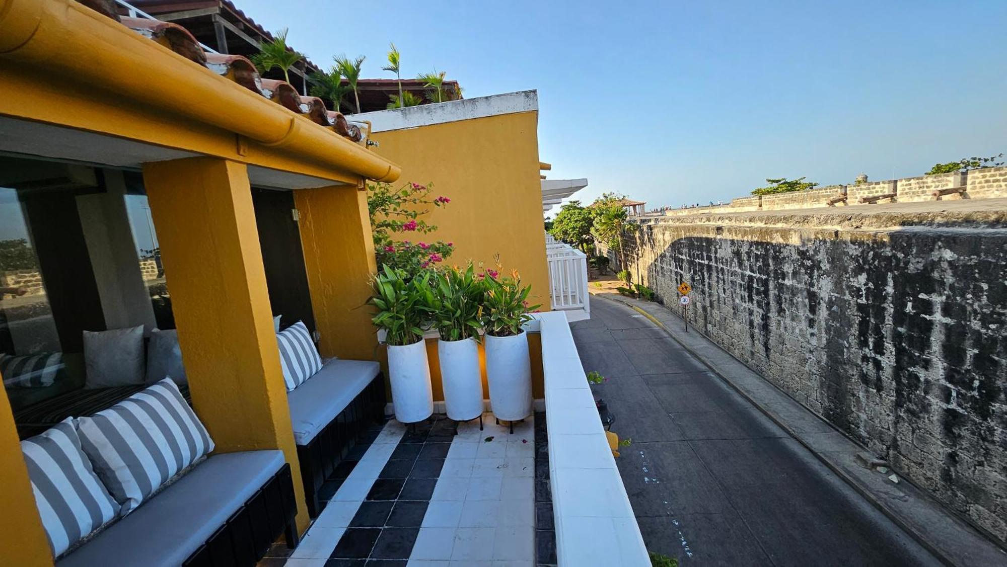 Ferienwohnung Apartamento Duplex Vista Al Mar Y Murallas Nuevo En La Ciudad Amurallada Cartagena  Exterior foto