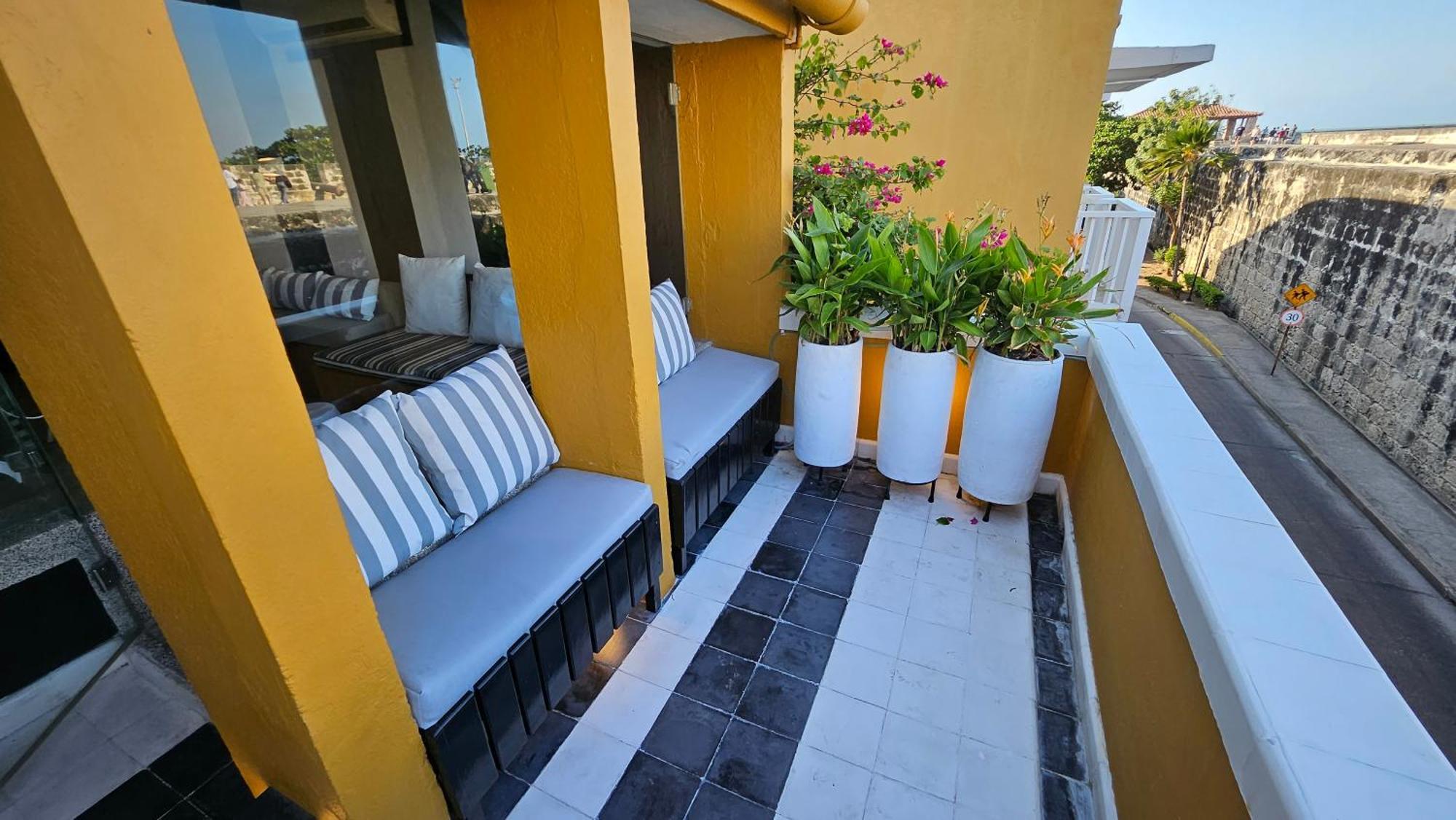 Ferienwohnung Apartamento Duplex Vista Al Mar Y Murallas Nuevo En La Ciudad Amurallada Cartagena  Exterior foto