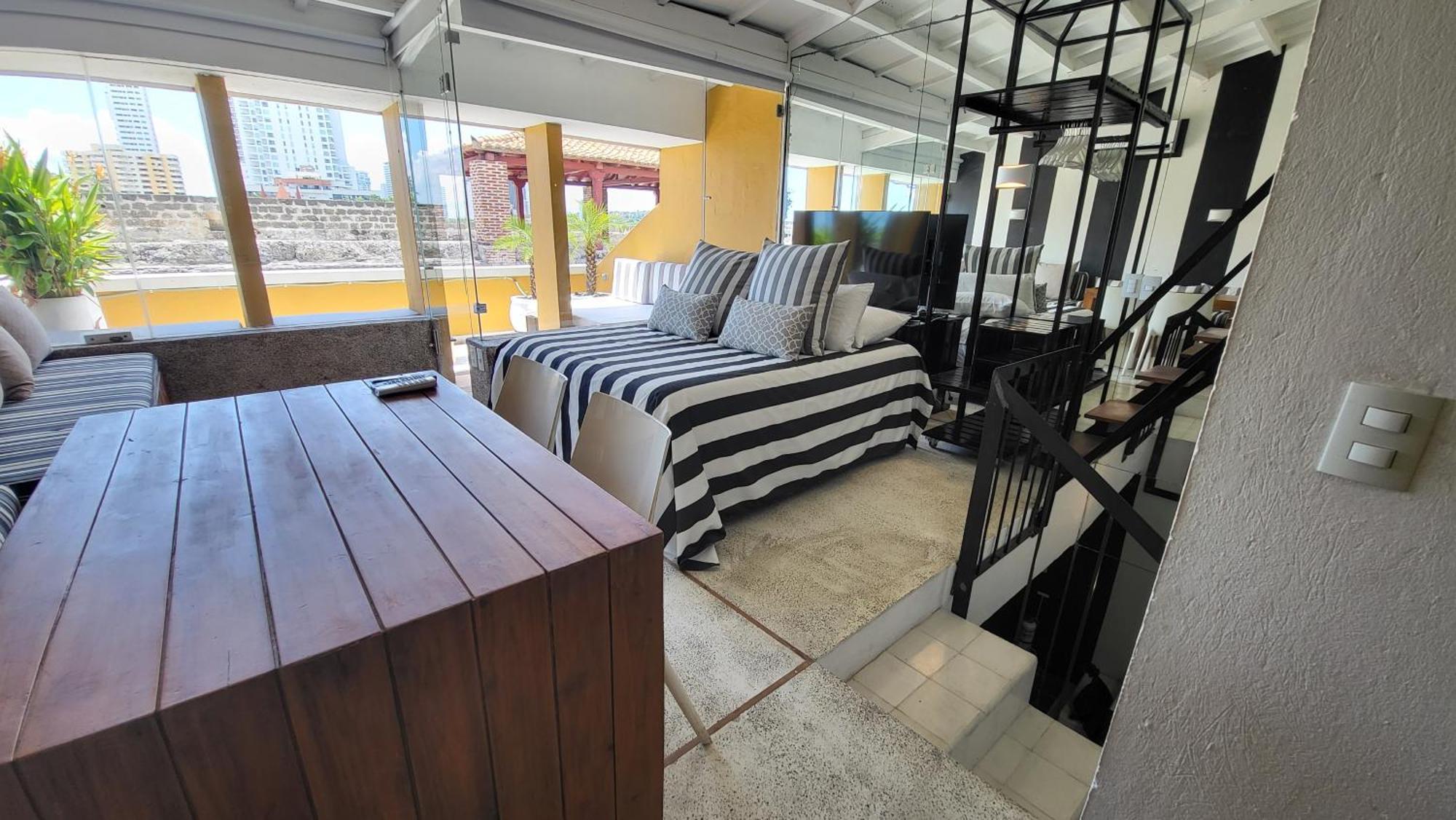 Ferienwohnung Apartamento Duplex Vista Al Mar Y Murallas Nuevo En La Ciudad Amurallada Cartagena  Exterior foto