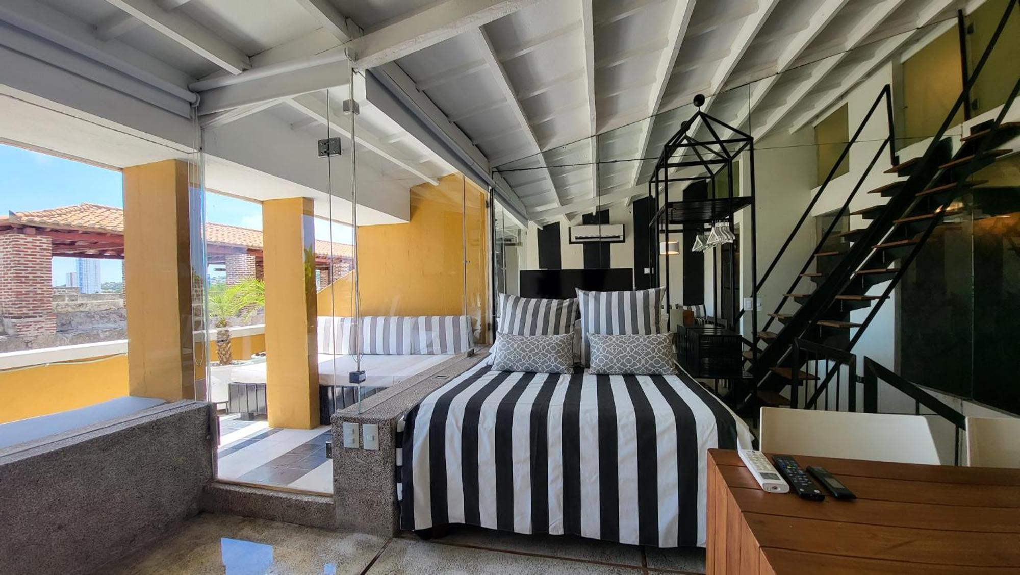 Ferienwohnung Apartamento Duplex Vista Al Mar Y Murallas Nuevo En La Ciudad Amurallada Cartagena  Exterior foto